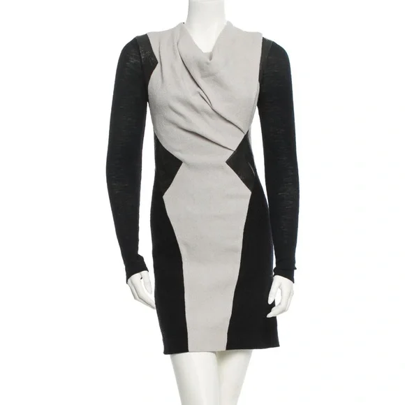 Helmut Lang | Dresses | Helmut Lang Wool Lambskin Leather Long Sleeve Dress Grey Black | Poshmark Helmut Lang | Dresses | Helmut Lang Wool Lambskin Leather Long Sleeve Dress Grey Black | Poshmark